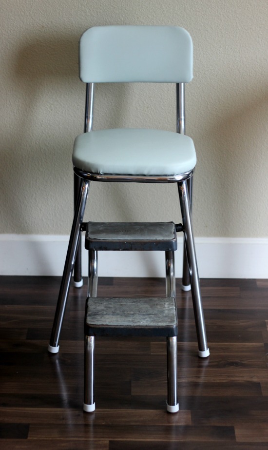 How to reupholster vintage diner chairs, step by step! A labor of love and a simple way to preserve this 60-year-old family heirloom.