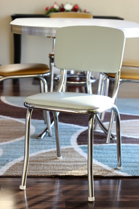 How to reupholster vintage diner chairs, step by step! A labor of love and a simple way to preserve this 60-year-old family heirloom.