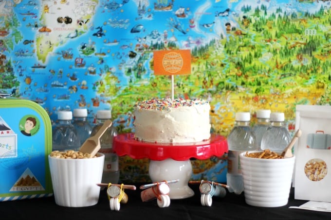 Host a travel themed party for kids complete with a printable passport activity, DIY candy airplanes, and plenty of travel treats, your little explorer and their friends can see the world from the comfort of your own home!