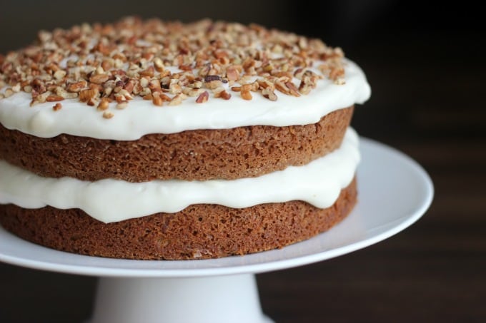This carrot cake recipe is so delicious and flavorful and perfect for this time of year. Bright, beautiful, and definitely Easter Bunny approved. This would be the perfect addition to an Easter brunch or spring themed get together.