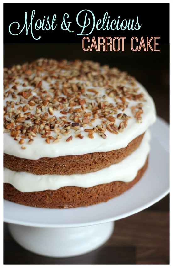This carrot cake recipe is so delicious and flavorful and perfect for this time of year. Bright, beautiful, and definitely Easter Bunny approved. This would be the perfect addition to an Easter brunch or spring themed get together.