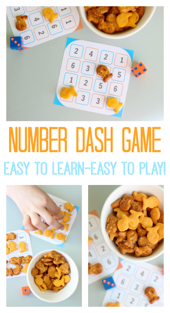 Number Dash: A Fast-Paced Printable Math Game For Kids! - Gluesticks Blog