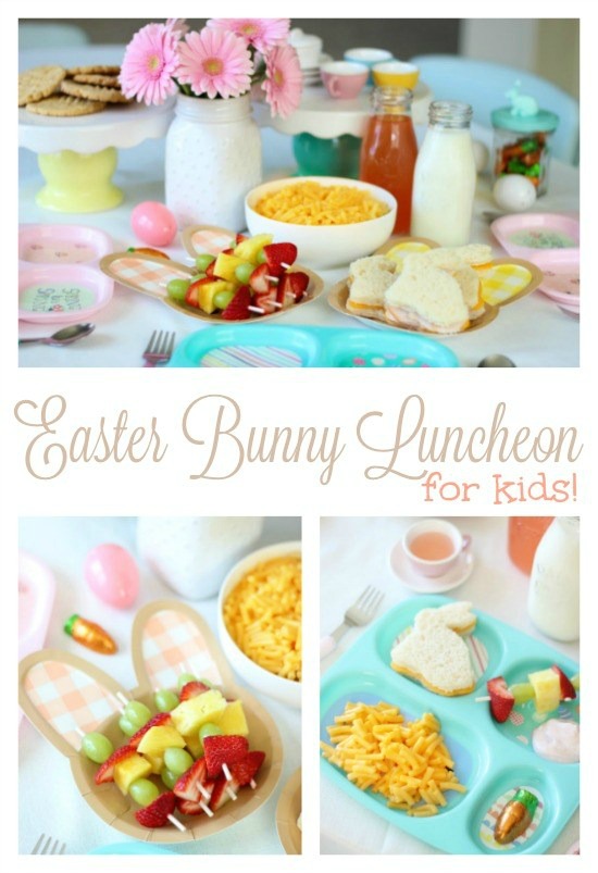A darling Easter luncheon for kids that is as pretty as it is easy to set up! Kid-friendly foods, paper products, spring colors, and a ton of cuteness!