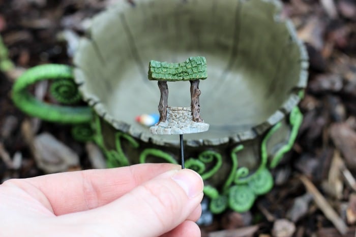 A whimsical fairy garden that will fit in the palm of your hand. This teacup fairy garden adds the perfect amount of magic to any windowsill or shelf!