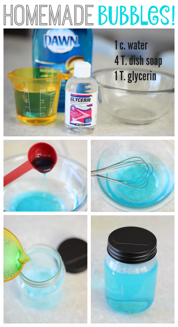 How To Make a Homemade Bubbles Mixture