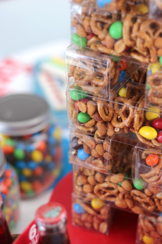 jenga snack tower