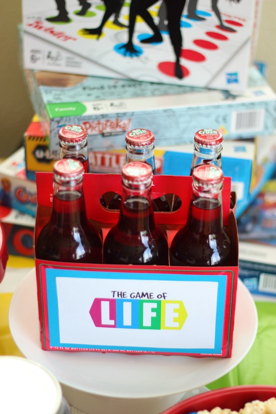 game of life soda bottles