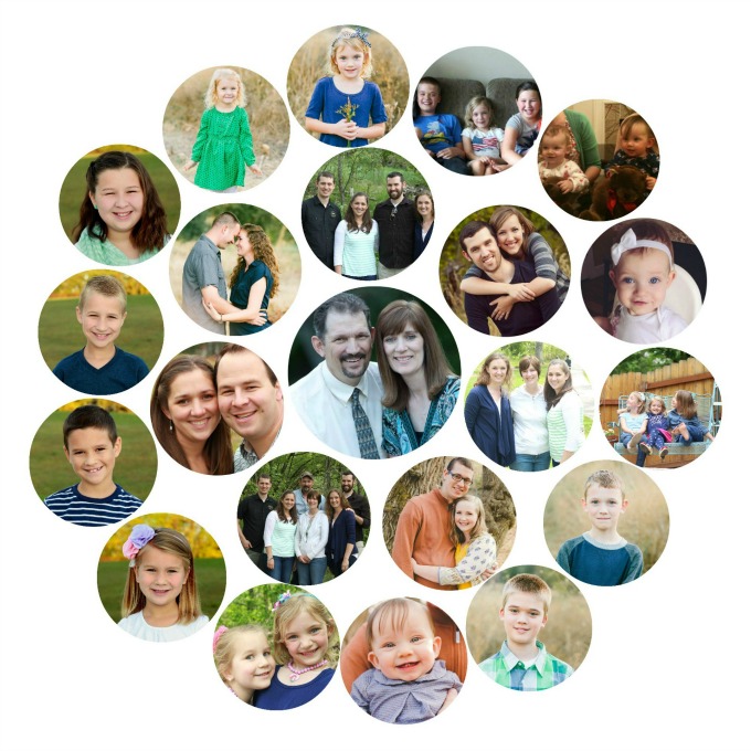 Make a family tree photo collage to give to mom this Mother's Day! A personal gift that is easy to make!