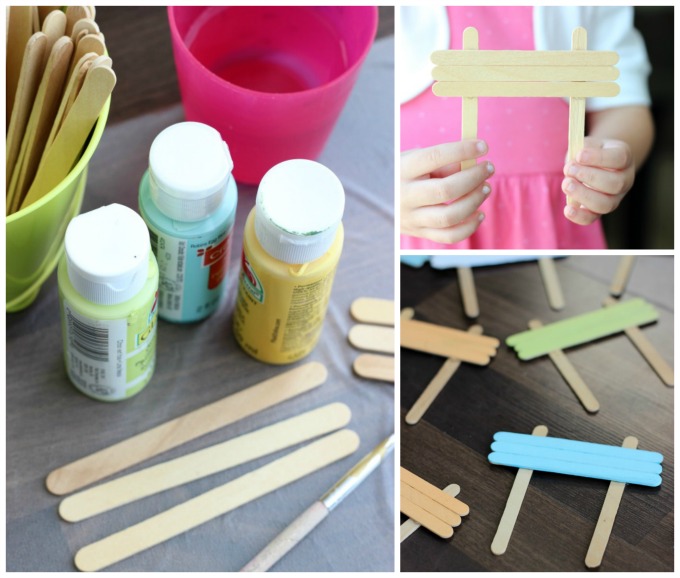 Make your own garden markers using popsicle sticks! A fun and easy gardening project for kids. What are you planting this year?