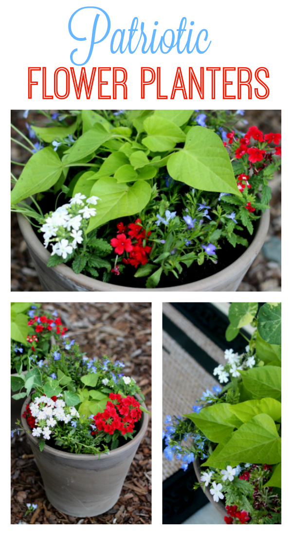 Patriotic Flower Planter