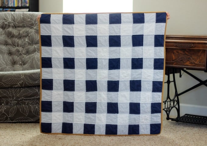 Gingham Baby Quilt