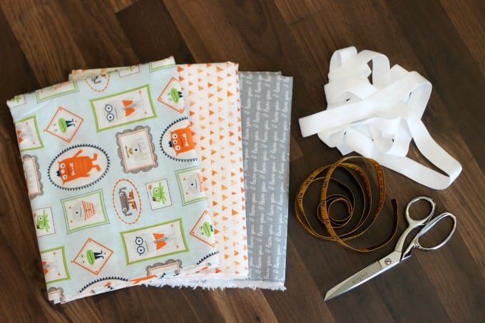 Here is a quick and easy DIY crib sheet that only takes 30 minutes to make. Make a few to keep on hand for baby gifts!