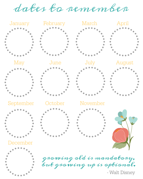 Free Planner Pages to Keep Your Organized This Year!