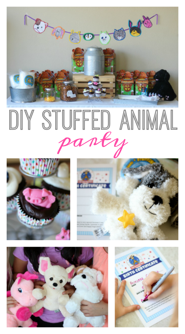 DIY Stuffed Animal Birthday Party AT HOME! Easy and Affordable!