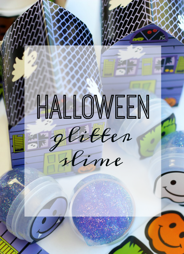 Halloween Glitter Slime