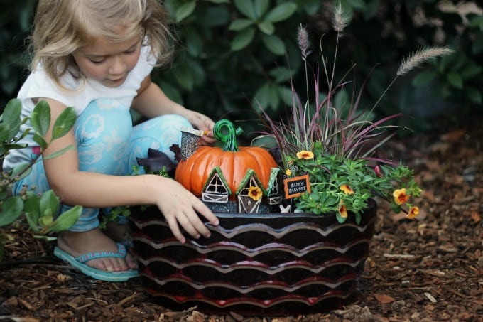 Easy fairy garden ideas for all seasons. Winter, spring, summer and fall inspiration to brighten your home and porch. Make one outdoor, indoors, with plants, with flowers, or with succulents! You can make it in a barrel, a milk jug, a pot, or a tea cup. 