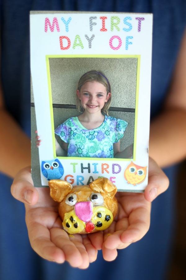 Pottery Gift ideas Kids Can Make: photo holder