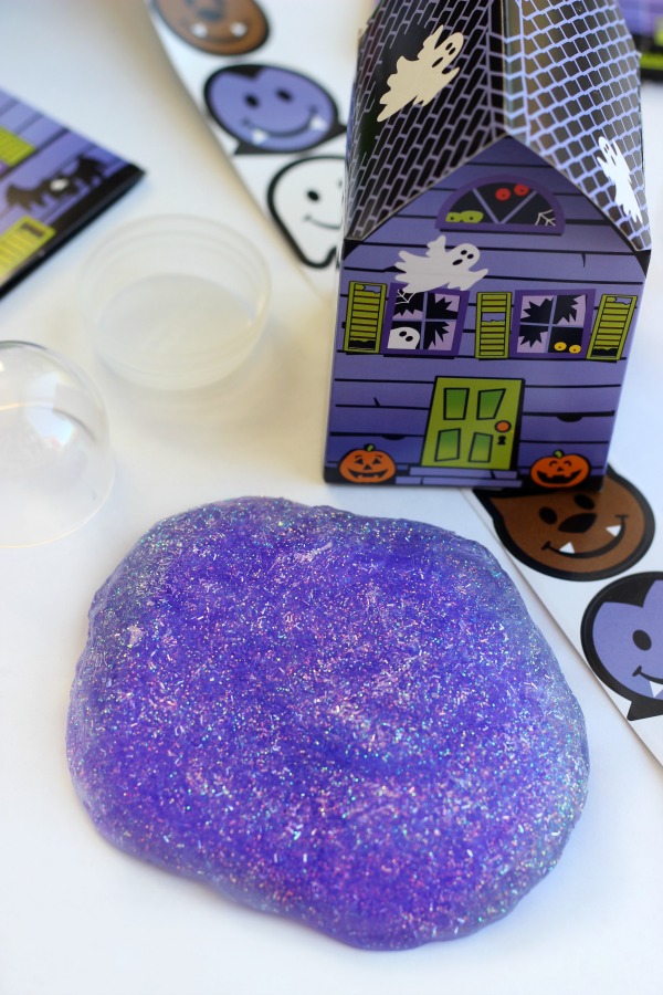 Halloween Glitter Slime