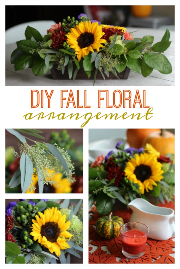 DIY Fall Floral Arrangement