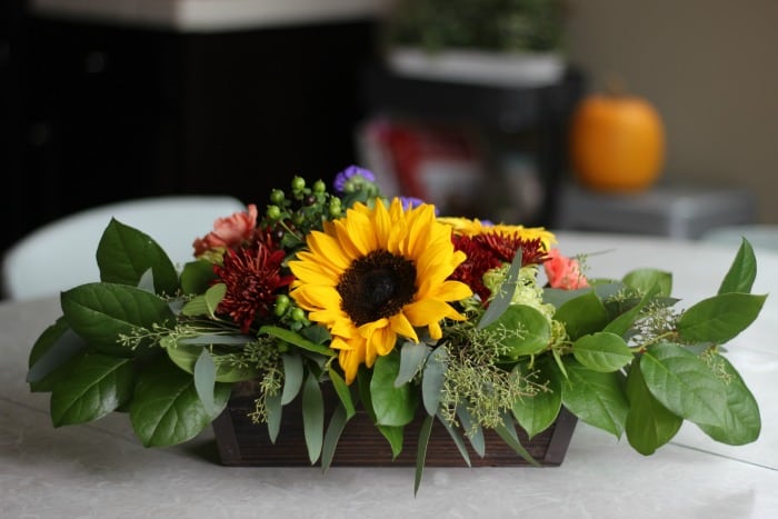 DIY Fall Floral Arrangement