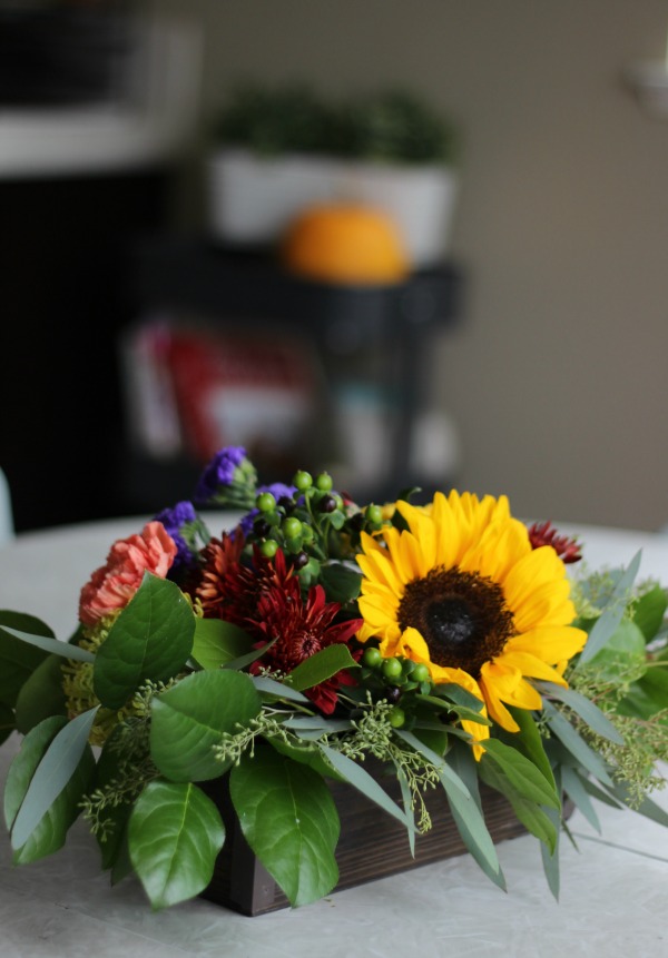 DIY Fall Floral Arrangement