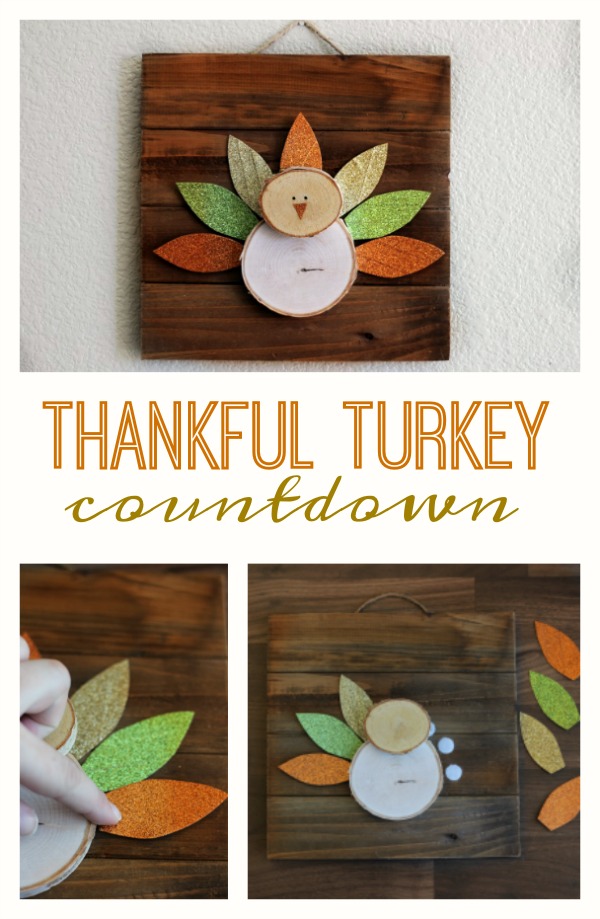 Thanksgiving Craft: Thankful Turkey Countdown - Gluesticks Blog