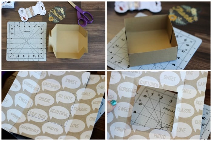 Cardstock Treat Box Tutorial {free template}