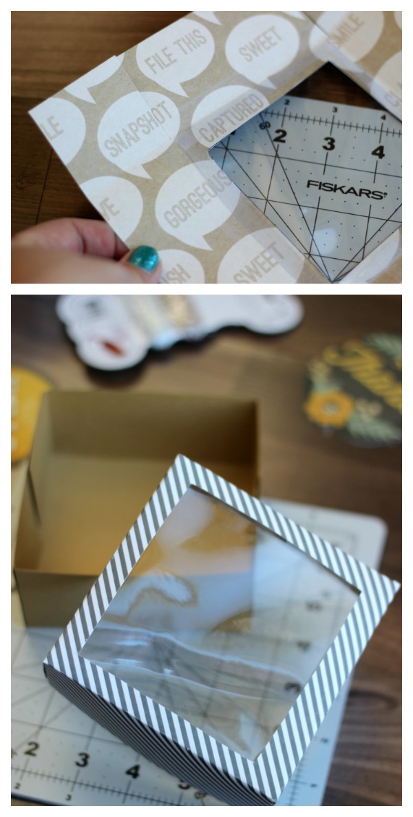 Cardstock Treat Box Tutorial {free template}