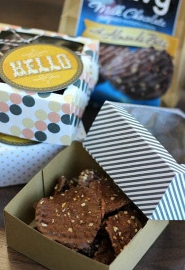 Card Stock Treat Box Tutorial {Free Template} - Gluesticks Blog