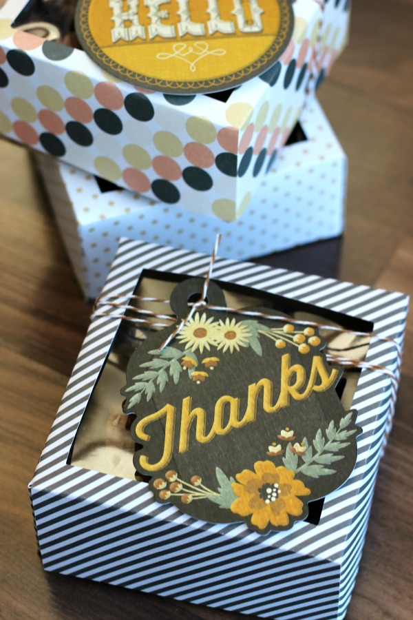 Cardstock Treat Box Tutorial {free template}