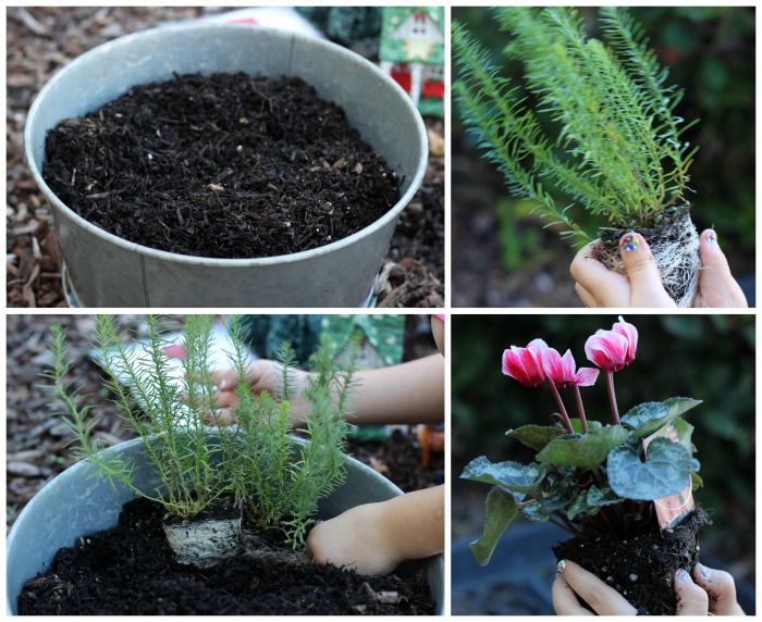 A beautiful Christmas fairy garden to brighten your porch or home this holiday season! Get the kids involved for a magical project that will last all season!