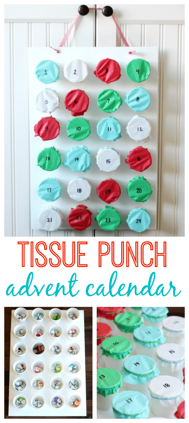 How To Make A Tissue Punch Advent Calendar Gluesticks Blog