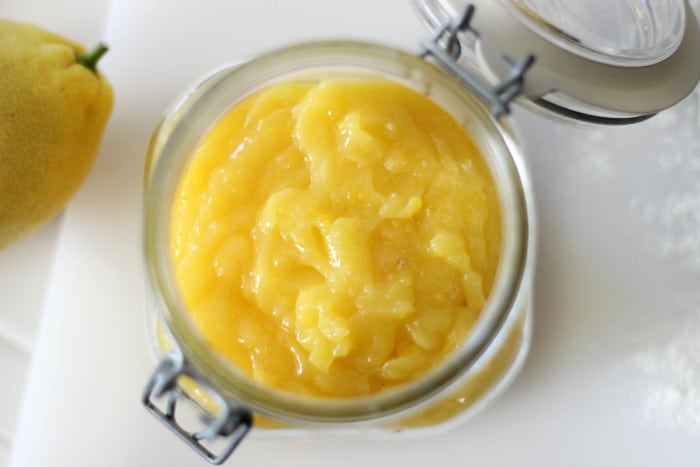 jar of homemade lemon curd