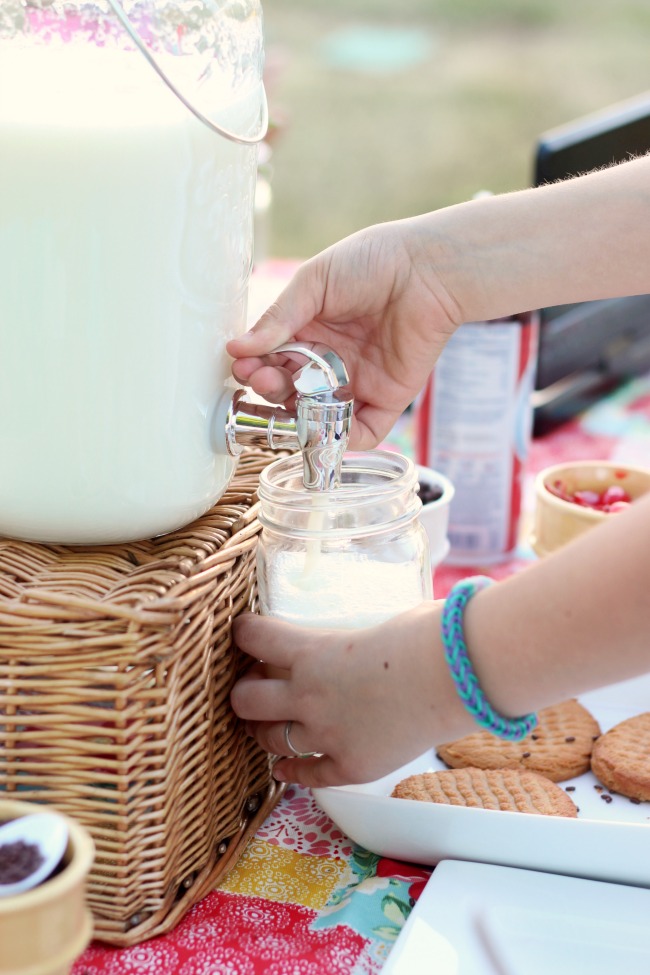 pitcher with milk