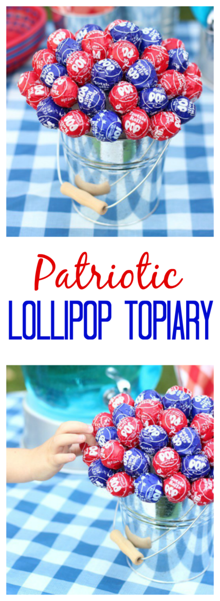 Make a Lollipop Topiary as a Centerpiece for Your Next Party!