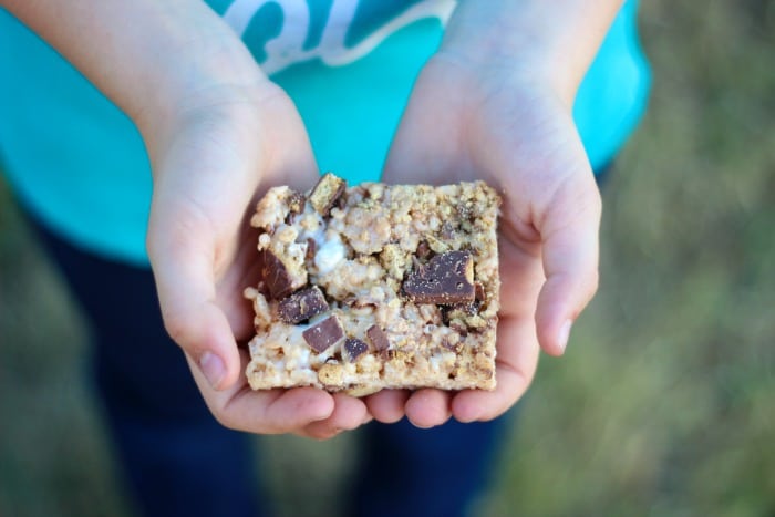 s'mores rice krispies treat