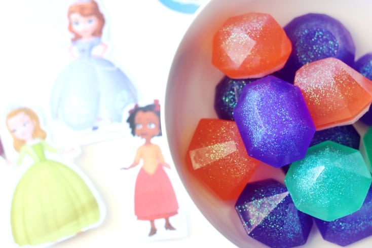 bowl of colorful gem soaps