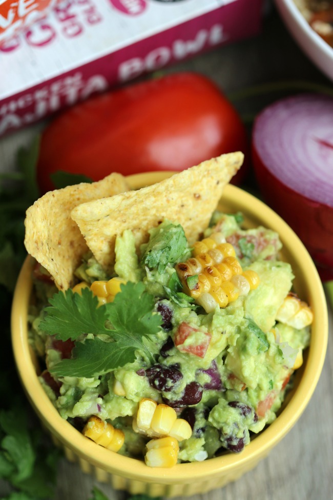 corn and bean salsa in bowl