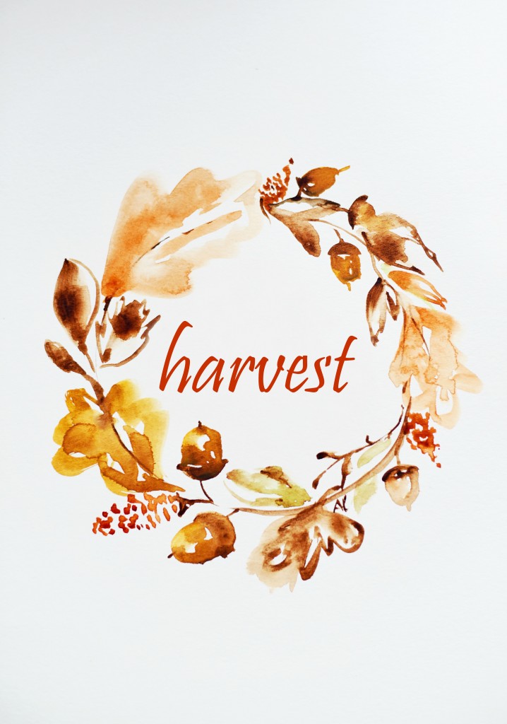 Over a dozen beautiful watercolor printables, ready to add to your fall decor this season. Just print and frame!