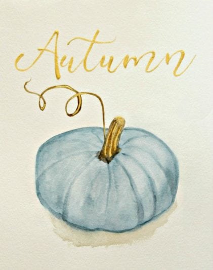 FREE Fall Watercolor Printables for Fall - Gluesticks Blog