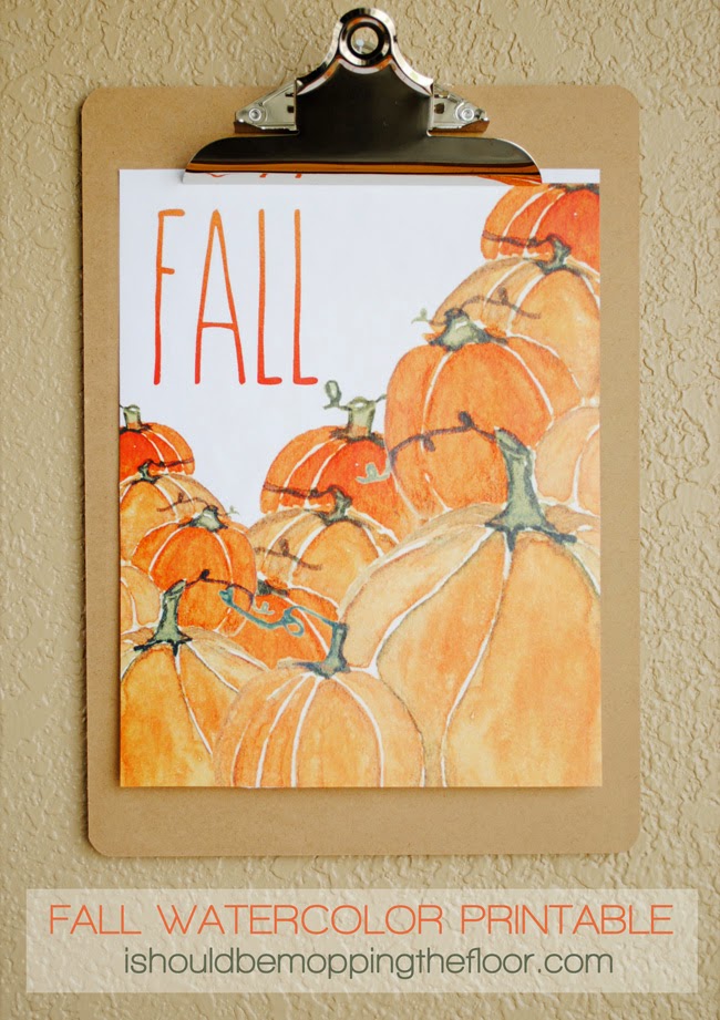 Over a dozen beautiful watercolor printables, ready to add to your fall decor this season. Just print and frame!