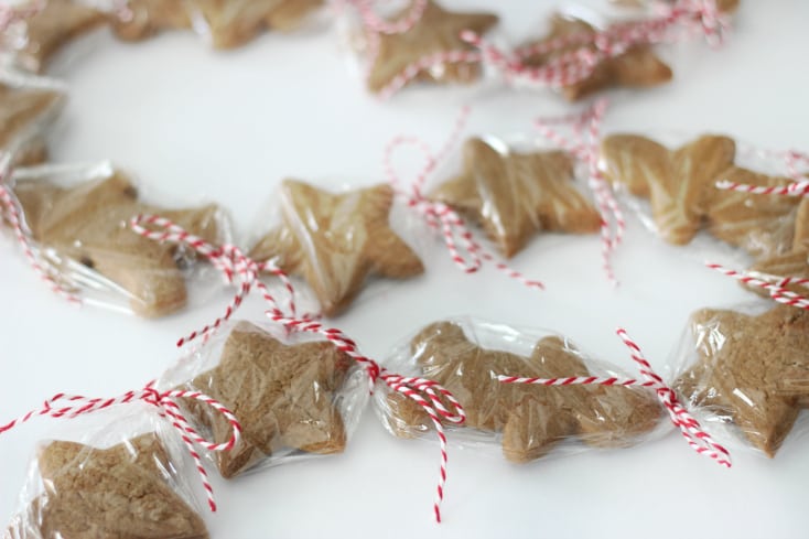 cookie countdown in plastic wrap