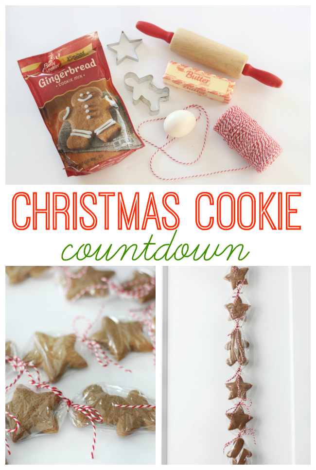 Christmas cookie advent