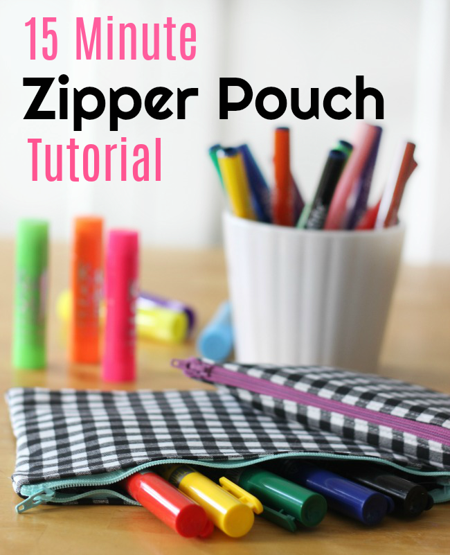 Threading My Way: Easy Sew Pencil Case ~ Tutorial ~ No Zipper Needed