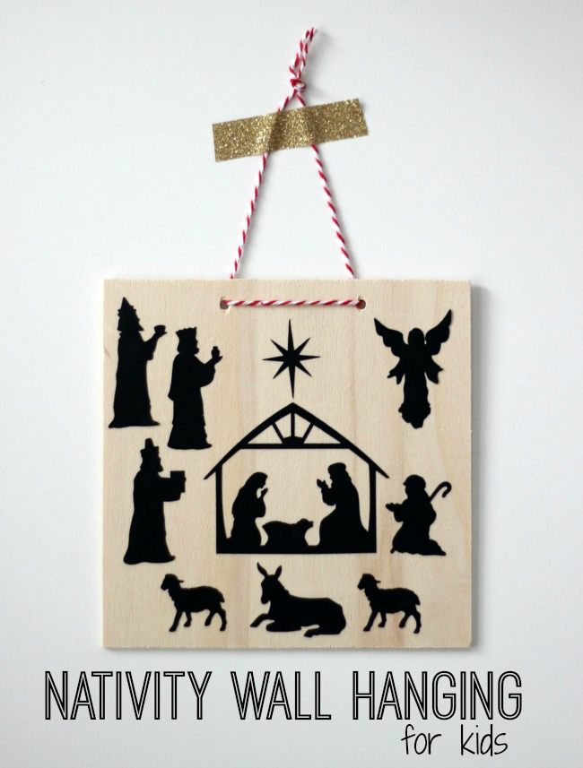 nativity wall hanging craft