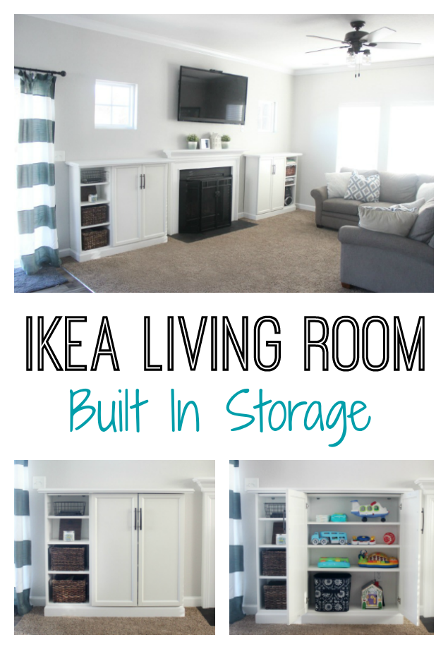 How to Use IKEA Furniture for Built-In Storage