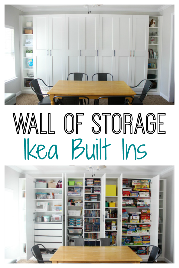 Ikea Built Ins For Storage Create A Wall Of Built Ins To