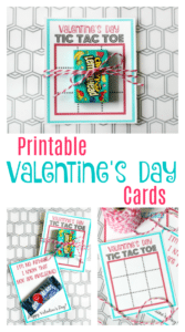 Printable Tic Tac Toe Valentine's Day Cards For Class Parties