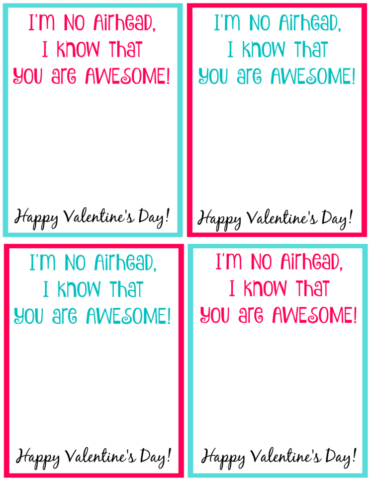 Printable Tic Tac Toe Valentine's Day Cards for Class Parties