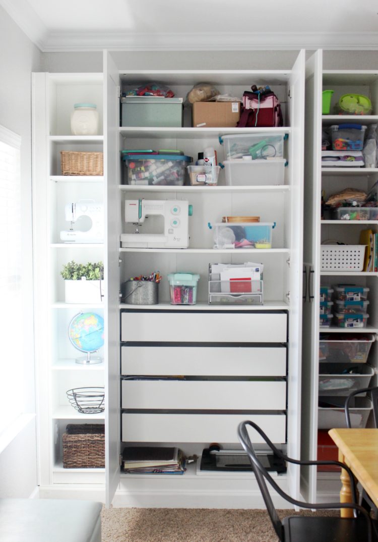 Craft Storage Cabinets Customizable to Fit Your Space 